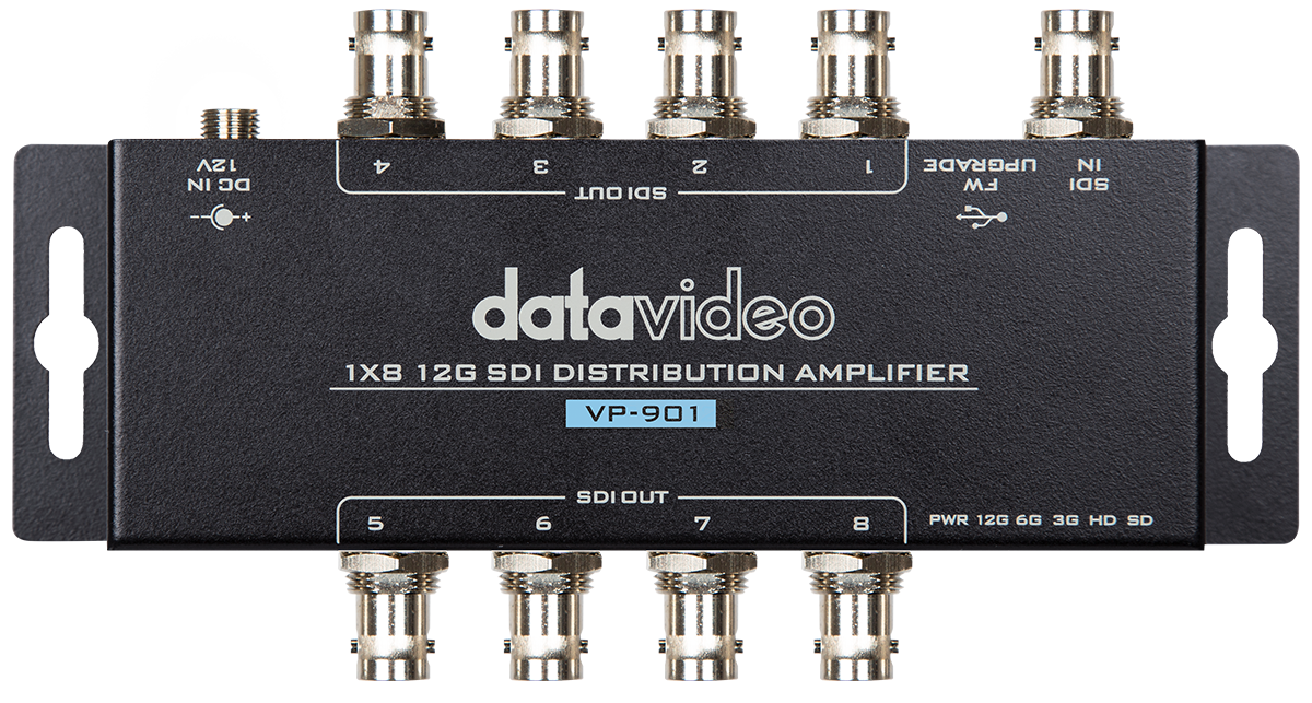 1x8 12G SDI Distribution Amplifier VP-901