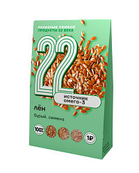 П22 New Лен бурый семена (коробка),150 гр