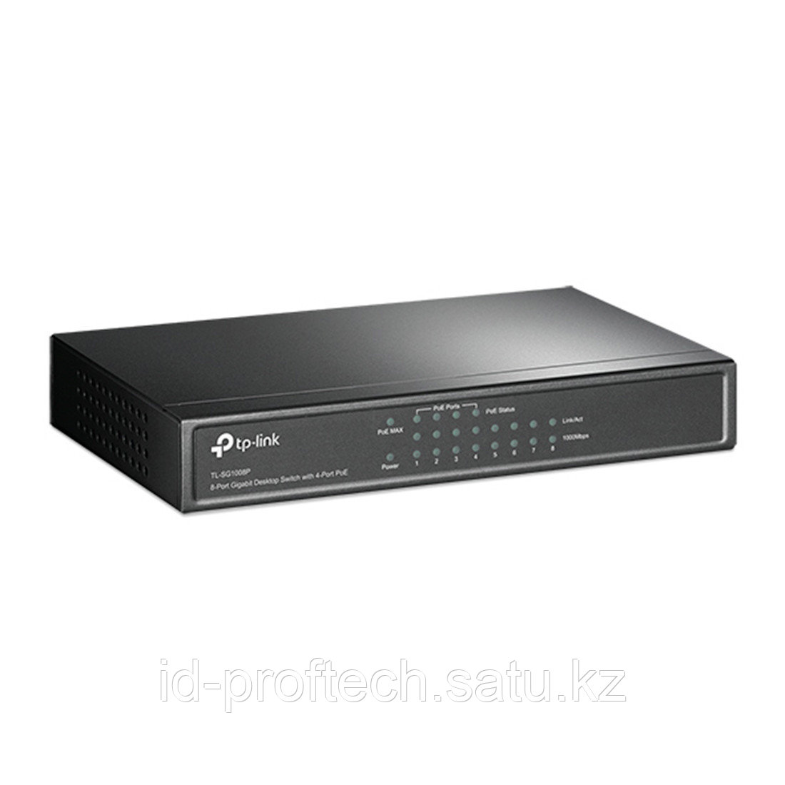 Коммутатор PoE GbE 8-портовый Tp-Link TL-SG1008P 8-Port Gigabit Switch with 4-Port PoE (Port1- Port4) IEEE