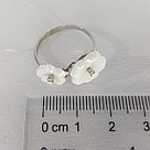Кольцо BIRYUZA 90-01-6451-00 серебро с родием вставка керамика цирконий, фото 3
