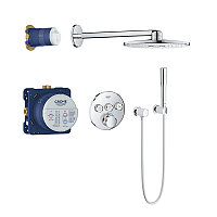 Душевая система GROHE Grohtherm SmartControl Perfect с душевым гарнитуром и верхним душем Rainshower