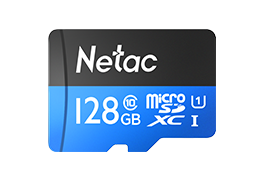 Netac P500STN Карта памяти MicroSD 128GB Class 10 U1 с адаптером SD