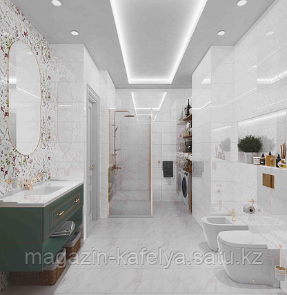 Кафель | Плитка настенная 30х60 Луизана | Luizana белый, фото 2