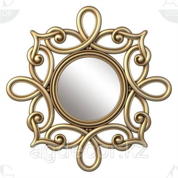 Зеркало круглое «Luxury" зеленый перламутр - фото 2 - id-p100853210