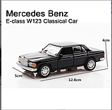 Модель машинка Mercedes Benz E-class W123 инерционная / Мерседес, фото 3
