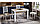 Стол раздвижной Хьюстон тип 4, белый, дуб крафт золотой, фото 3