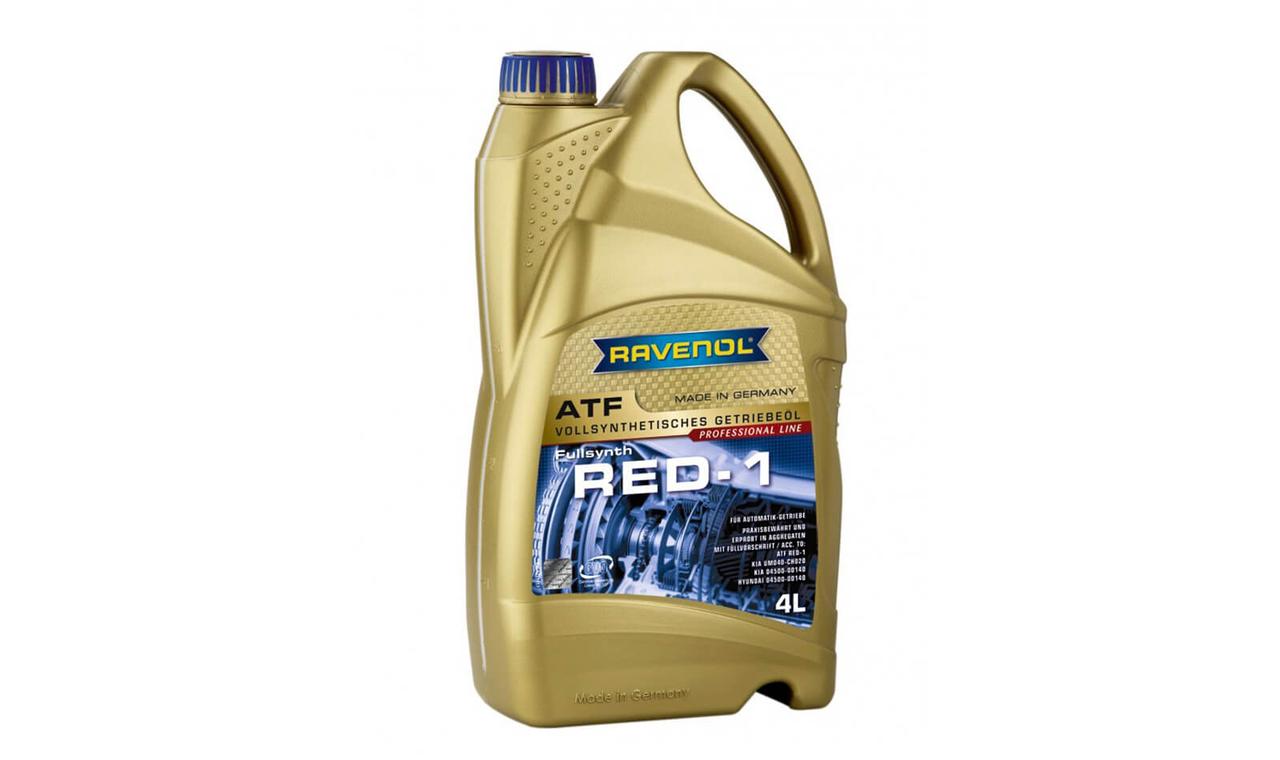 Трансмиссионное масло RAVENOL ATF RED1 4л.