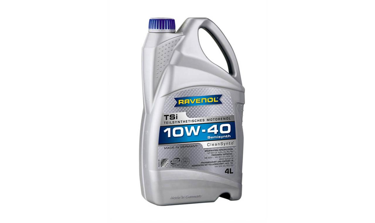 Моторное масло RAVENOL TSI 10w40 4л.