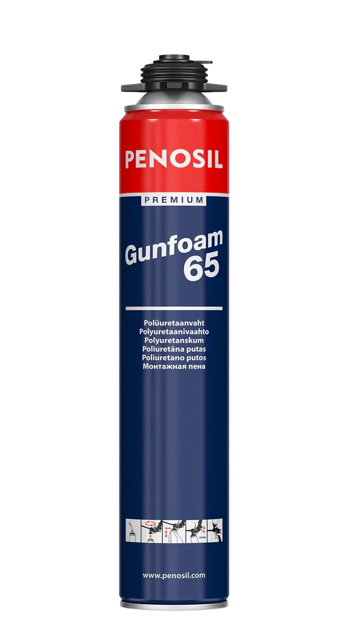 ПЕНА ПРОФЕССИОНАЛЬНАЯ PENOSIL Gunfoam 65, 870 мл