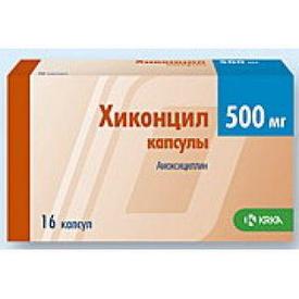 Хиконцил 500 мг №16 капсулы