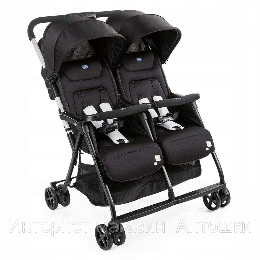 Chicco: Коляска для близнецов Ohlala Twin Black Night