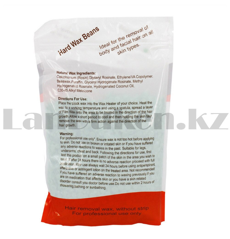 Түйіршіктердегі ыстық үлбірлі балауыз Hard wax beans 300 гр. депиляцияға арналған ашық қызғылт - фото 4 - id-p26581401