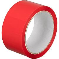 Скотч цветной упаковочный 47мик*48мм*100м (красный)(INT)
