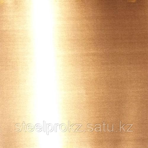 Золотой нержавеющий лист с покрытием нитрид титана 1000x2000x0.4 мм AISI 304 ТУ - фото 1 - id-p100907949