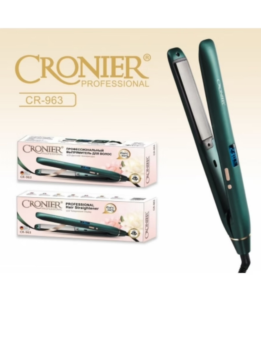 Выпрямитель и плойка для завивки волос CRONIER Модель CR- 963 - фото 1 - id-p100914993