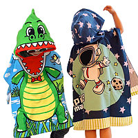 Детские полотенце с капюшоном Крокодил