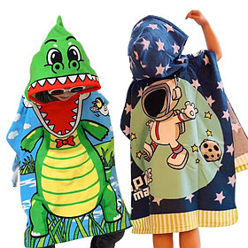 Детские полотенце пончо Крокодил