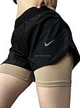 Шорты Nike с подклад чер беж (жен) 901-2, фото 3