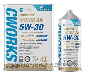 Моторное масло Cworks 5W-30 Superia SP/СF, GF-6 Япония 4 л - фото 1 - id-p100982960