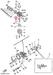 Игла карбюратора Yamaha Y 4-5 \ 15 6F51439200