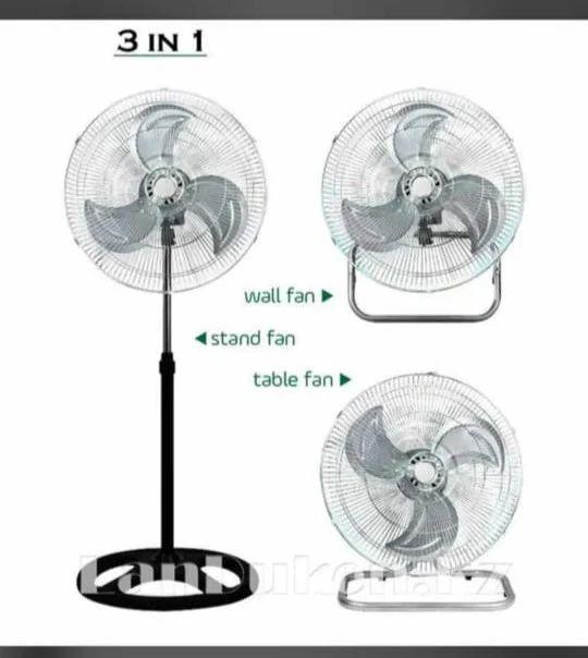 Универсальный Вентилятор 3 в 1 (Настольный, напольный, настенный)