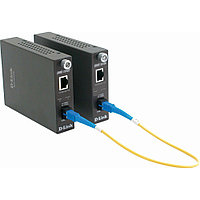 DMC-1910R D-Link Медиаконвертор 1000Base-T to 1000Base-LX (up to 15 km, SC) Single Fiber Bi-Dire