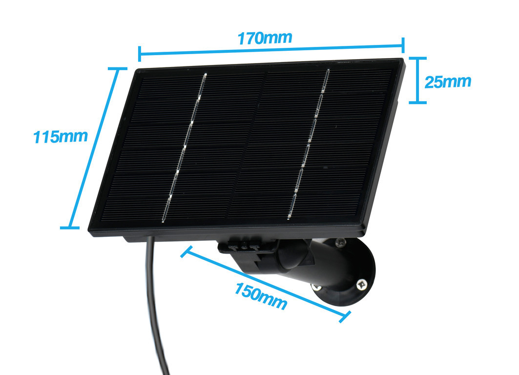 Солнечная панель для камер видеонаблюдения и других устройств, с 6-ю аккумуляторами, 12В, 4Вт, 18000mAh - фото 5 - id-p100993649