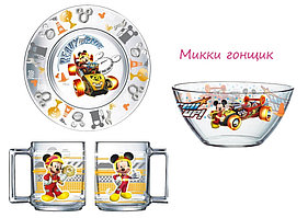 Набор для завтрака Disney "Микки гонщик" 3 пр ООО "ОСЗ"