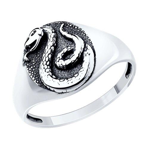 Кольцо из серебра SOKOLOV 95010219 чернение