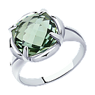 Кольцо из серебра с кварцем SOKOLOV 92011780 покрыто  родием, фото 10