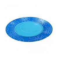 Graphic Flowers Blue тарелка под второе 26 см