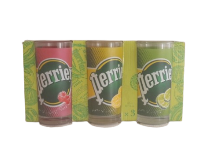 PERRIER CANS стаканы, 3 шт. (81259) (370 мл)
