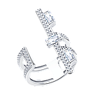 Кольцо из серебра с фианитами SOKOLOV 94013288 покрыто  родием, фото 3