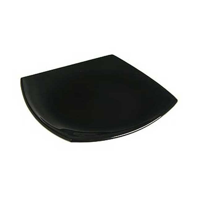 QUADRATO черная тарелка квадр. (D7214-H3670) 19 см