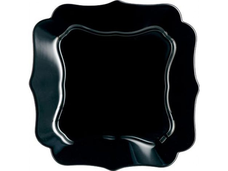AUTENTIC черная тарелка под второе (J1335) 26 см