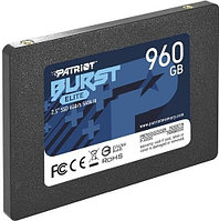 Твердотельный накопитель SSD Patriot Burst Elite, 960 GB, PBE960GS25SSDR ,SATA SATA 6Gb/s