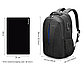Городской рюкзак TIGERNU T-B3105А 15,6 дюймовый с USB и встроенным кодовым замком черный с оранжевым, фото 7