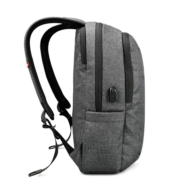 Рюкзак городской TIGERNU T-B3090 с USB, темно-серый - фото 4 - id-p100999185