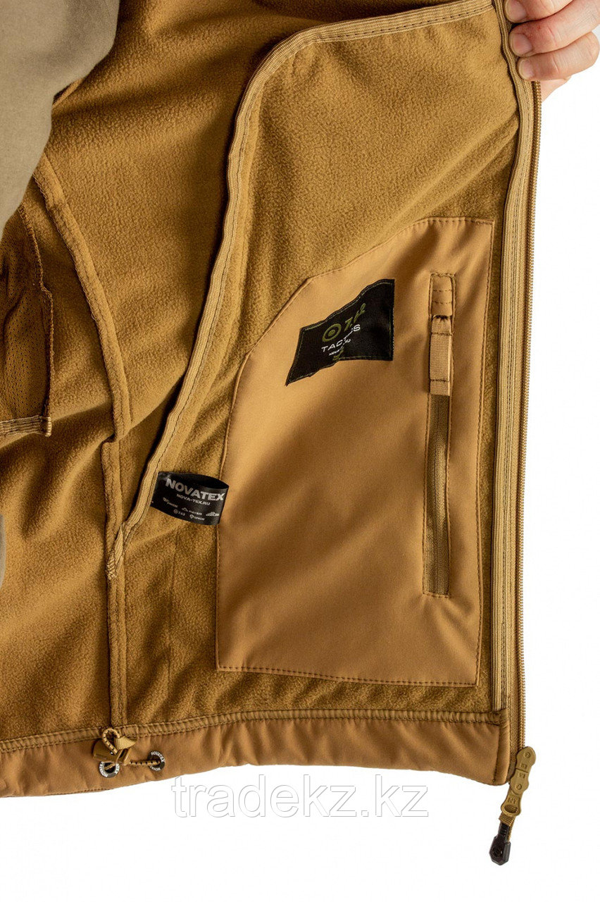 Куртка демисезонная NOVATEX Phantom 7.62 (софт-шелл/койот), размер 52-54 - фото 4 - id-p101000168
