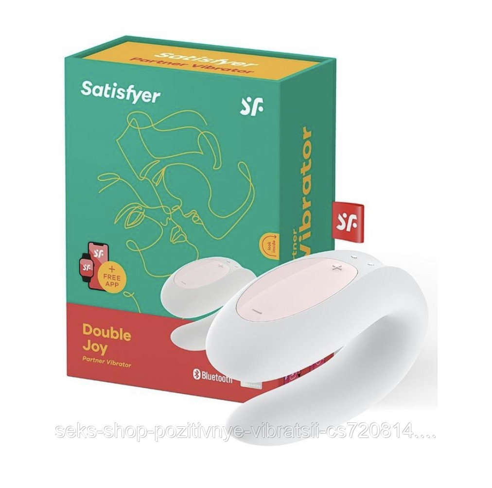 Вибратор для пар "Double Joy" с дистанционным управлением от Satisfyer