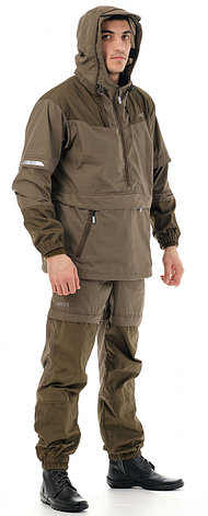 Костюм летний противоэнцефалитный NOVATEX ЭЛИТ БАРЬЕР NEW (ткань сорочка, кофе), размер 52-54, фото 1