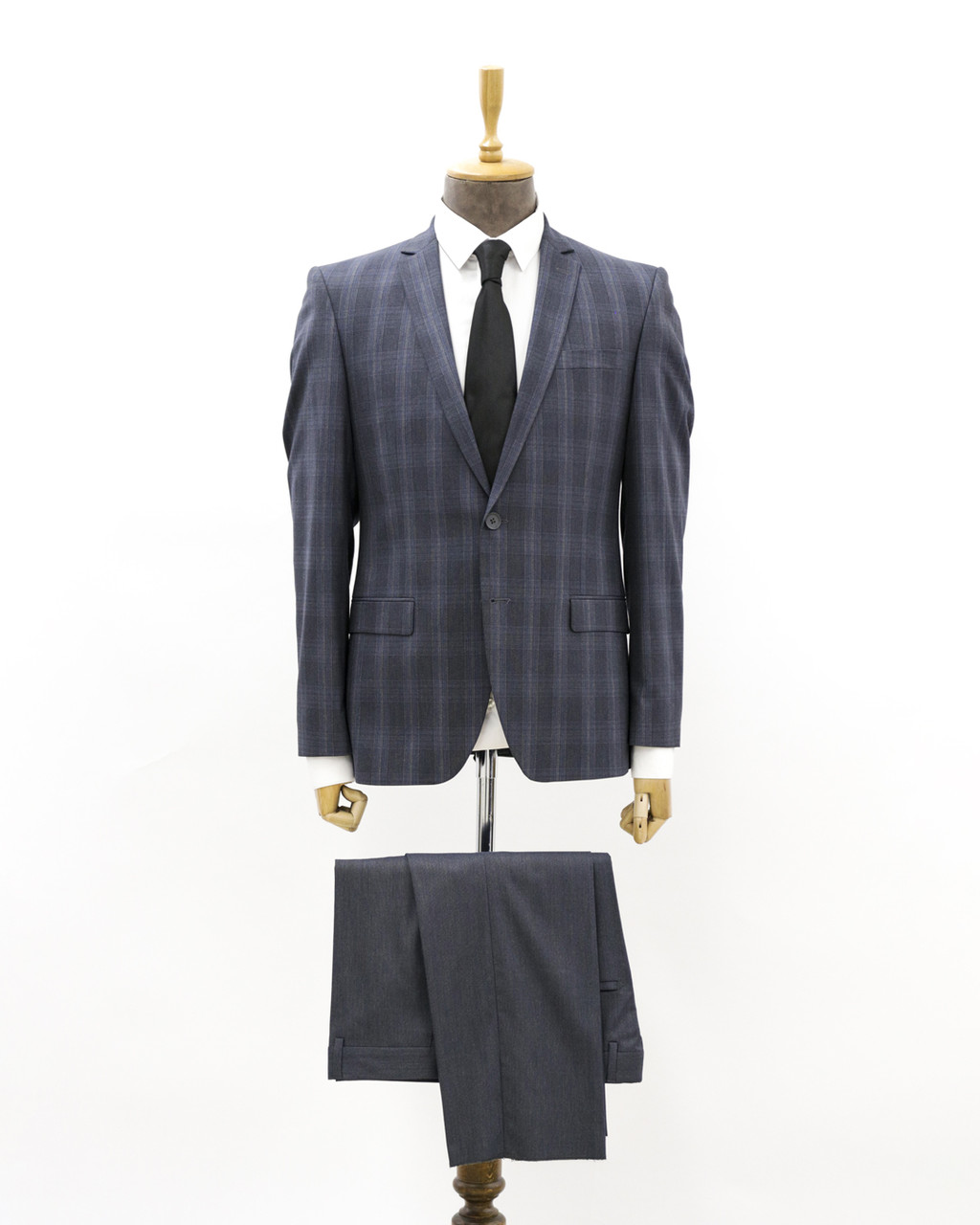 Мужской деловой костюм «UM&H 16517727» серый, фото 1
