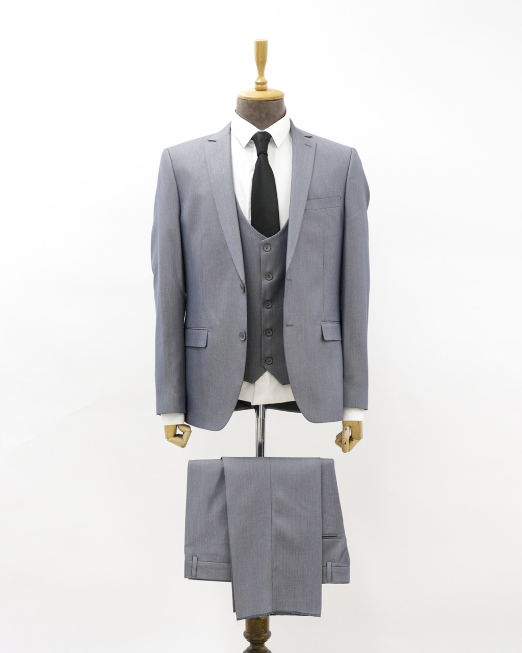 Мужской деловой костюм «UM&H 24595902» серый, фото 1
