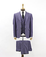 Мужской деловой костюм «UM&H 31284668» фиолетовый, фото 1