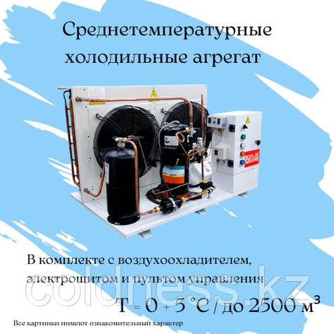 Холодильный среднетемпературный агрегат на 2500 м³, фото 2