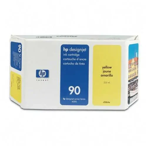 Картридж для плоттеров HP 90 жёлтый C5065A