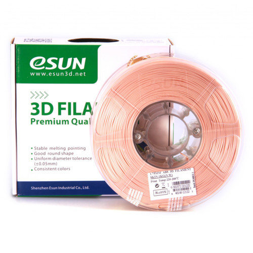 ESUN 3D ABS+ Пластикалық eSUN Skin/1.75mm/1kg/roll 3D басып шығаруға арналған шығын материалдары (ABS+175SK1) - фото 3 - id-p101006485