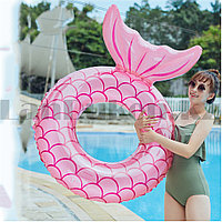 Надувной круг Mermaid 110 см розовый