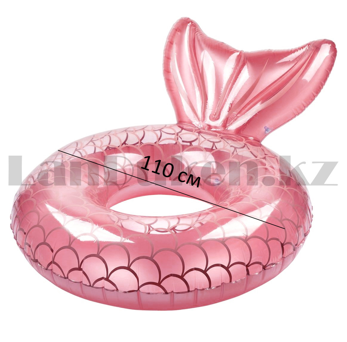 Надувной круг Mermaid 110 см розовый - фото 2 - id-p101007262