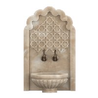Хамамдағы курнаға арналған АМ-13 мәрмәр арка